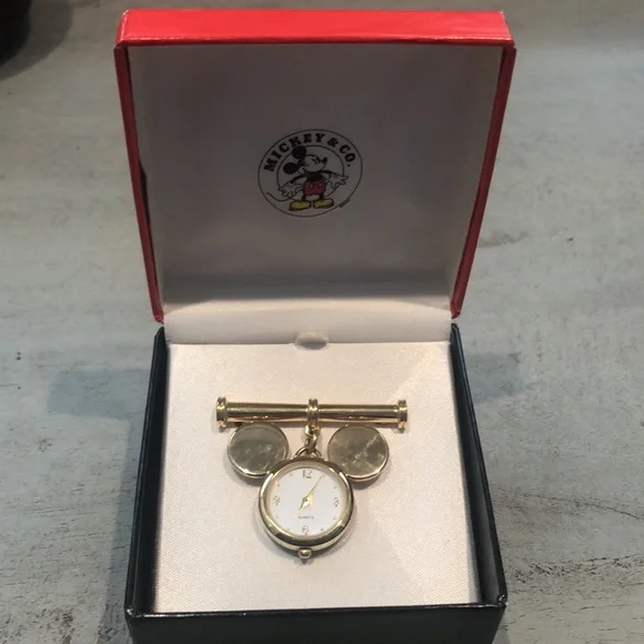 Bulova Mickey Mouse Broach Accutron Bulova RR Approved CL15.9090 Mickey Mouse by Sidney  main image 3